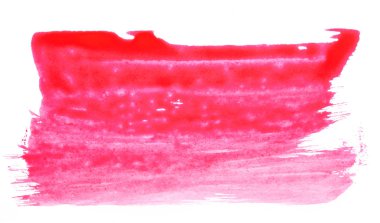 Beyaz üzerine suluboya vuruşu