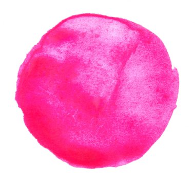 Pembe suluboya daire