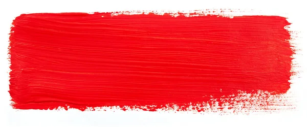 Acuarela trazo rojo — Foto de Stock