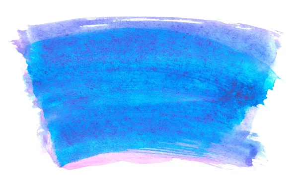 Acidente vascular cerebral aquarela isolado — Fotografia de Stock