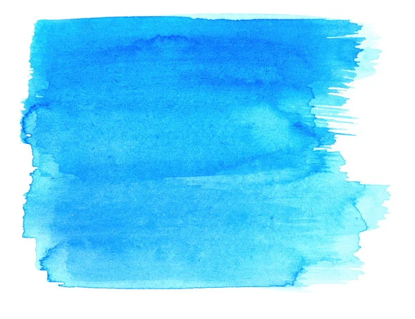 Niebieski obrys akwarela — Zdjęcie stockowe