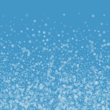 Düşen kar taneleri soyut desen