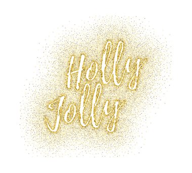 Glitter kaligrafi yazıt