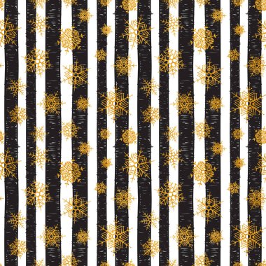 Düşen kar taneleri soyut desen