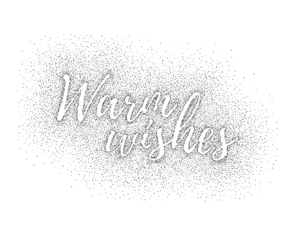 Glitter kalligrafische inscriptie — Stockvector