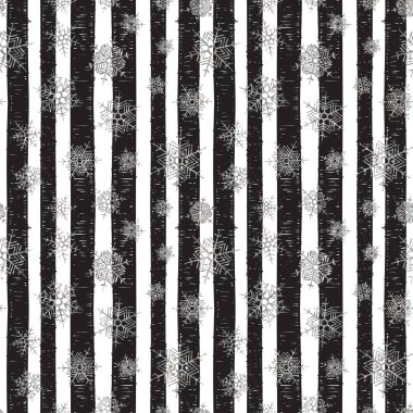 Düşen kar taneleri soyut desen