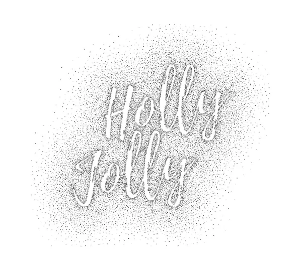 Glitter kalligrafische inscriptie — Stockvector