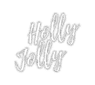 Glitter kaligrafi yazıt