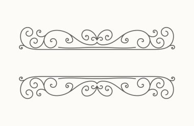 Elle çizilmiş Dekoratif kenarlık retro tarzı