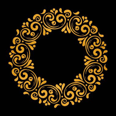 Zarif el çekilmiş retro çerçeve çiçek