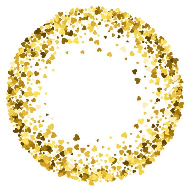 Çerçeve veya rasgele dağılım kalplerin kenarlık