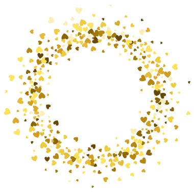 Çerçeve veya rasgele dağılım kalplerin kenarlık