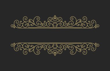 Elle çizilmiş Dekoratif kenarlık retro tarzı