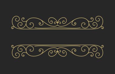 Elle çizilmiş Dekoratif kenarlık retro tarzı