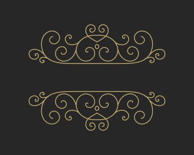 Elle çizilmiş Dekoratif kenarlık retro tarzı