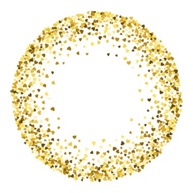 Çerçeve veya rasgele dağılım kalplerin kenarlık