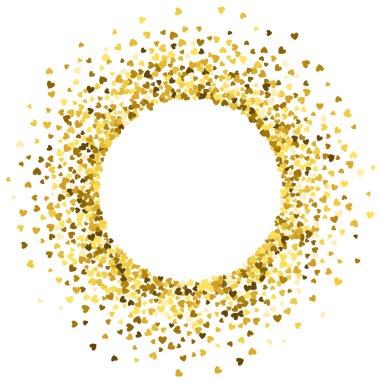 Çerçeve veya rasgele dağılım kalplerin kenarlık