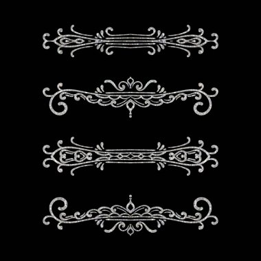 Vintage vektör tasarım öğeleri