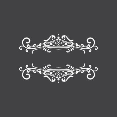 Vintage vektör tasarım öğeleri