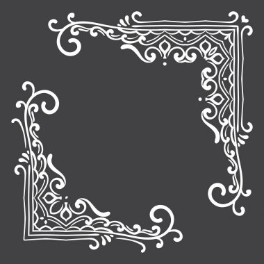 Vintage vektör tasarım öğeleri