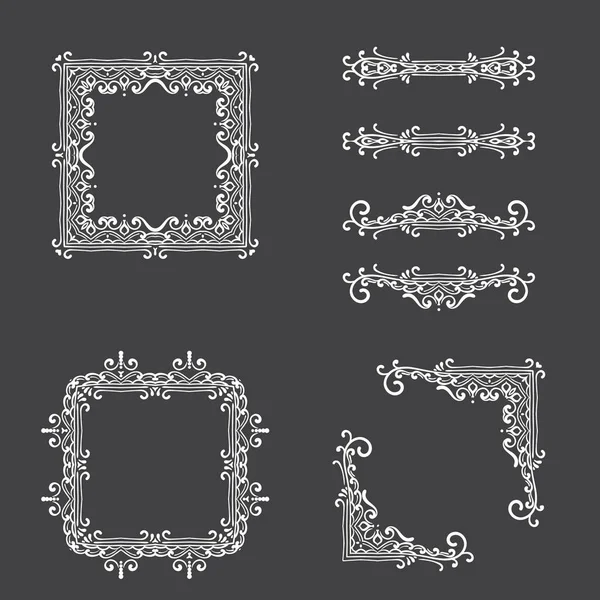 Vintage vector design elements — Stock Vector