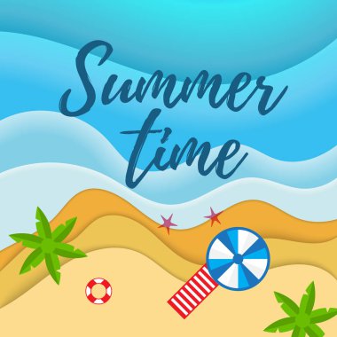 Yazlık tatil kampı poster