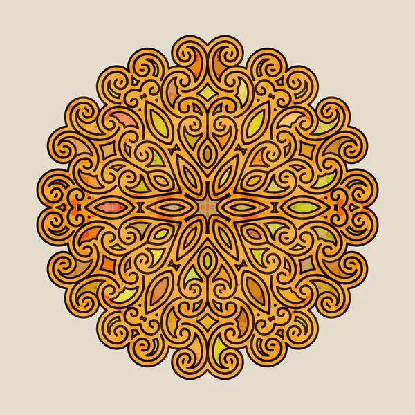 Mandala modello di sfondo . — Vettoriale Stock