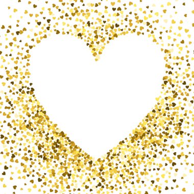 Çerçeve veya rasgele dağılım kalplerin kenarlık