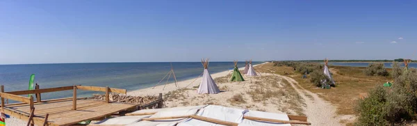 Kılburun kampı Panoraması. Ağustos sonunda çekilen fotoğraf.