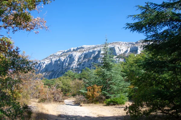 Vista Sobre Saint Baume Francia — Foto de Stock