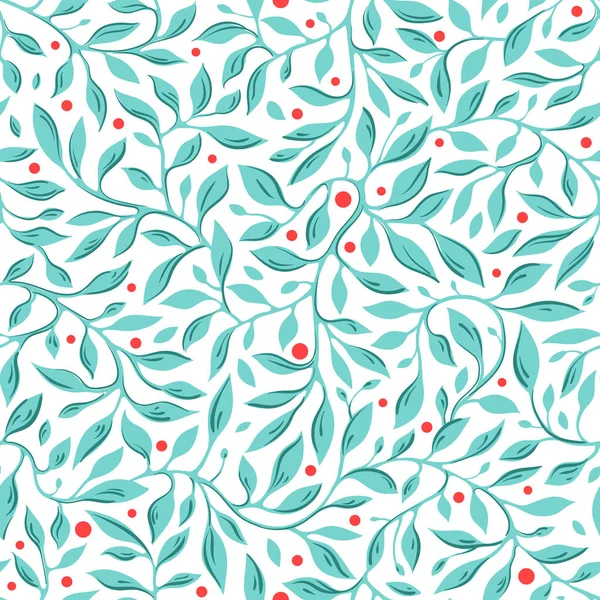 Bitkisel motifler - sarmaşık süsleme ile dekoratif seamless modeli. Vektör çizim retro tarzı. Büyük baskı ve Tekstil Sanayi için.