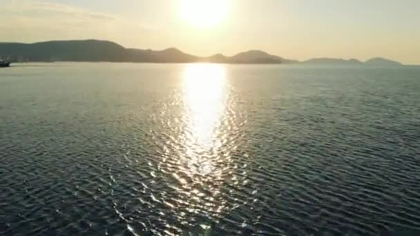 鸟瞰海山 — 图库视频影像