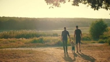 Aile Sunset'teki parkta