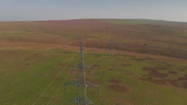 Yüksek gerilim kule gökyüzü