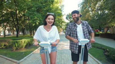 Çift bir tarih sürme segway