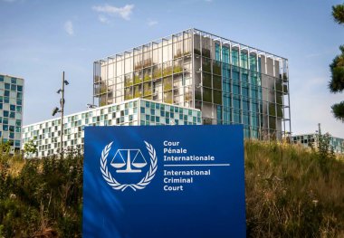 THE HAGUE, HOLLAND. July 19, 2017. The International Criminal Court (ICC) in Hague, Netherlands. New building designed by the Schmidt Hammer Lassen Architects. It's a global supreme criminal tribunal. clipart
