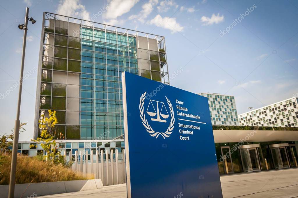 THE HAGUE, HOLLAND. July 19, 2017. The International Criminal Court (ICC) in Hague, Netherlands. New building designed by the Schmidt Hammer Lassen Architects. It's a global supreme criminal tribunal.