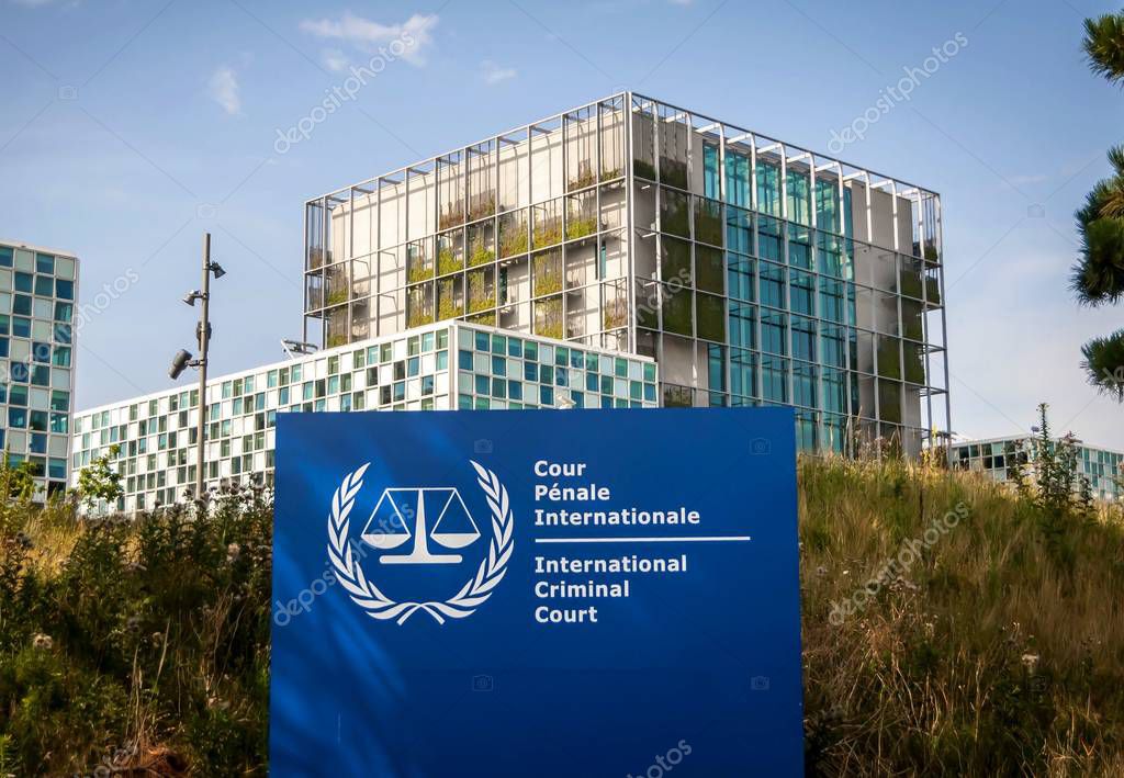 THE HAGUE, HOLLAND. July 19, 2017. The International Criminal Court (ICC) in Hague, Netherlands. New building designed by the Schmidt Hammer Lassen Architects. It's a global supreme criminal tribunal.