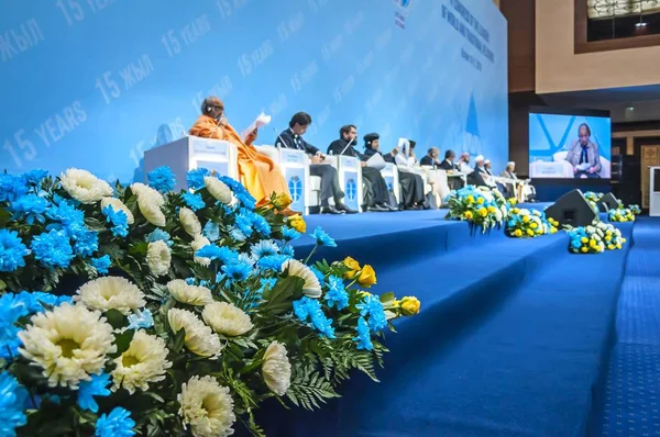 아스타나 카자흐스탄입니다 2018 일입니다 아스타나에 전통적인 지도자의 회의의 참가자가 그것은 — 스톡 사진