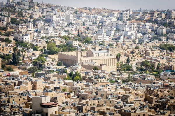 Hebron Israël Palestina September 2018 Het Buitenaanzicht Van Grot Van — Stockfoto