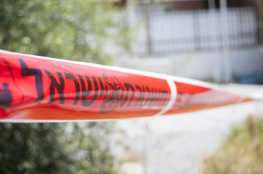 İsrail polisi kırmızı 