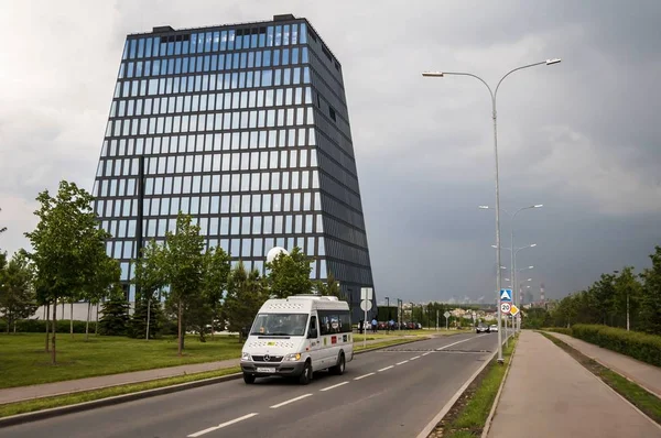 Skolkovo Moskou Rusland Mei 2019 Het Algemene Zicht Het Hypercube — Stockfoto