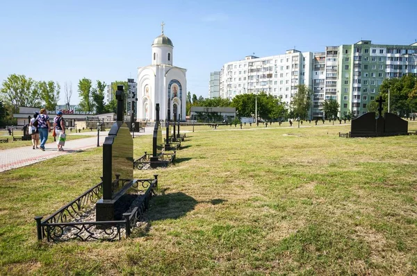 Bender Naddniestrza Mołdawia Sierpnia 2019 Historyczny Cmentarz Wojskowy Rosyjski Prawosławny — Zdjęcie stockowe