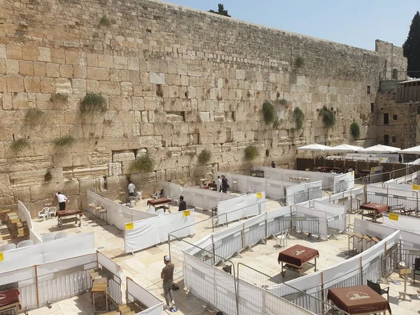 Jerusalem Israel Septiembre 2020 Una Vista Del Muro Occidental Muro — Foto de Stock