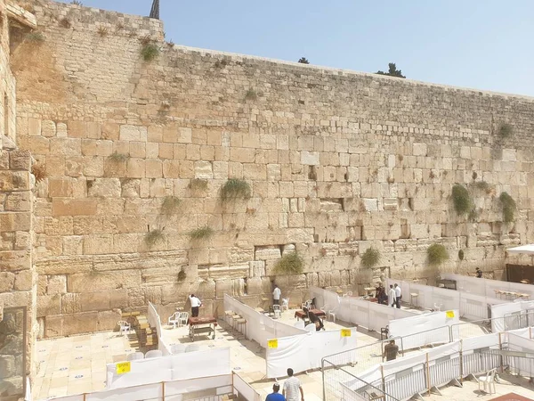 Jerusalem Israel Septiembre 2020 Una Vista Del Muro Occidental Muro — Foto de Stock