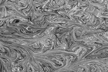 Siyah ve beyaz Ebru doku. Ebru doku tasarım