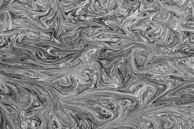 Siyah ve beyaz Ebru doku. Ebru doku tasarım