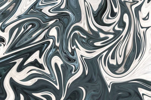 Liquify Abstract Pattern Green Grey Brown Black Graphics Color Art — Stock Photo, Image