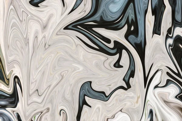 Uitvloeien Abstracte Patroon Met Groene Zwarte Grijze Graphics Kleur Kunstvorm — Stockfoto