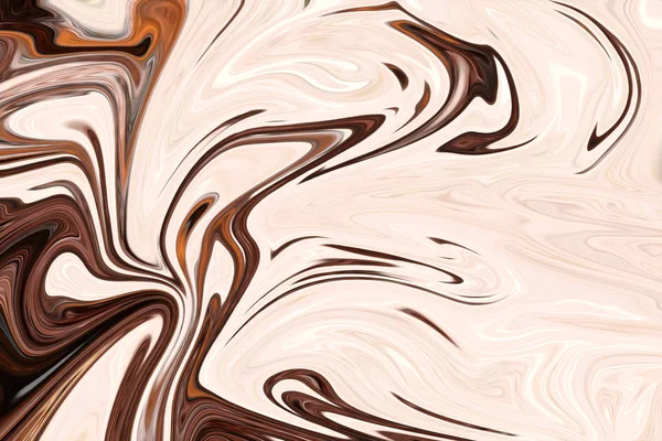 Liquify Abstract Pattern Brown Graphics Color Art Form Fondo Digitale — Foto Stock